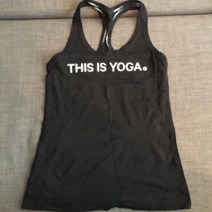Lululemon This is Yoga cool Racerback tank